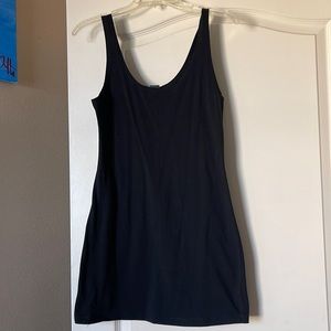black slip on dress
